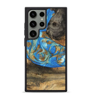 Galaxy S24 Ultra Wood Phone Case - Nelson (Teal & Gold, 747411)