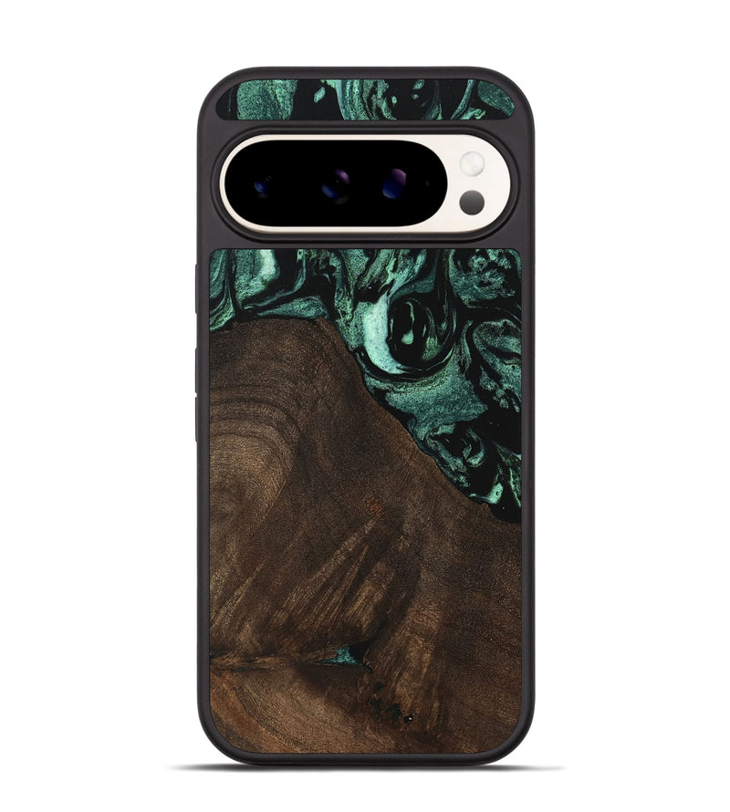 Pixel 9 Pro Wood Phone Case - Brittny (Green, 747416)