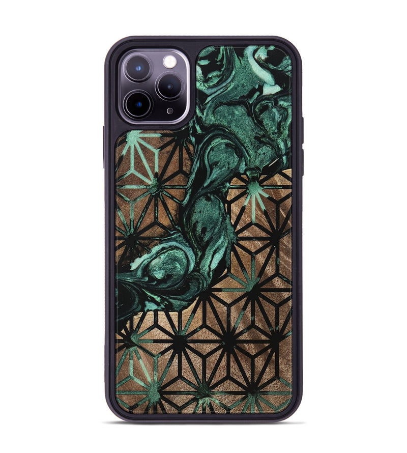 iPhone 11 Pro Max Wood Phone Case - Minna (Pattern, 747417)