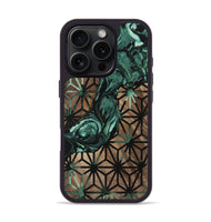 iPhone 16 Pro Wood Phone Case - Minna (Pattern, 747417)