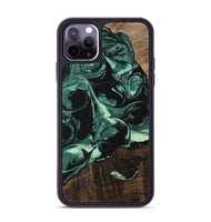 iPhone 11 Pro Max Wood Phone Case - Dayton (Green, 747418)