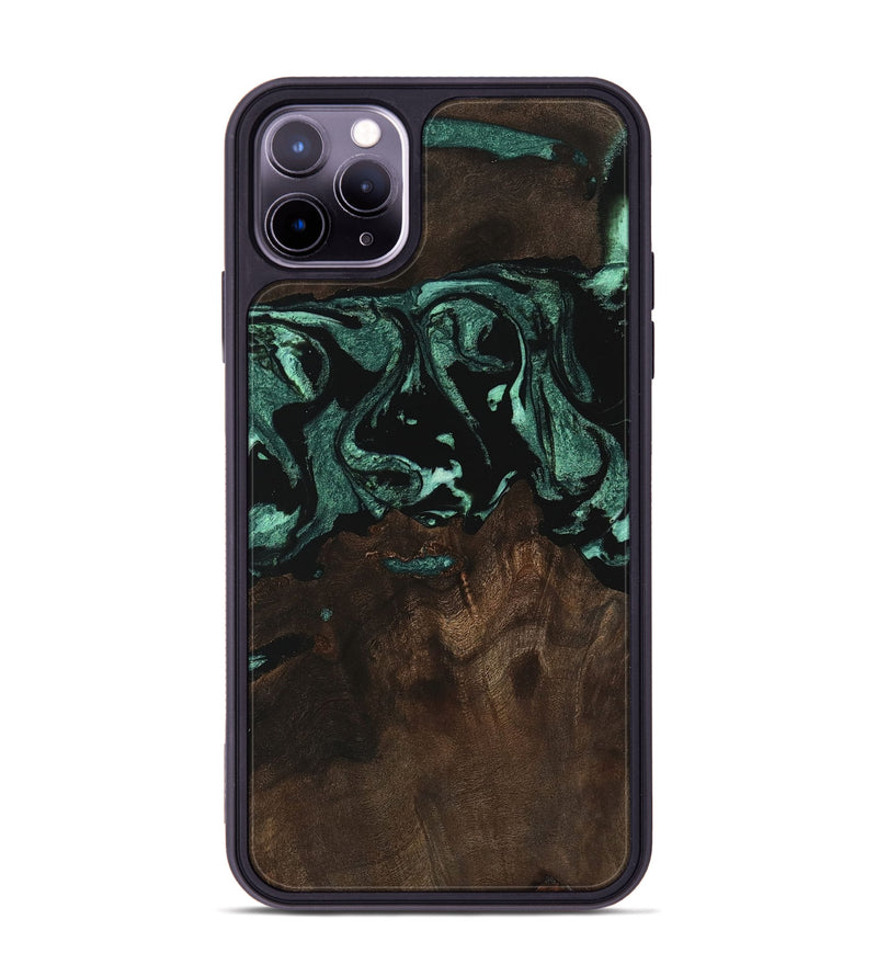 iPhone 11 Pro Max Wood Phone Case - Kailyn (Green, 747425)