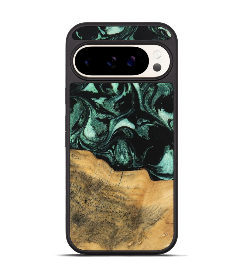 Pixel 9 Pro Wood Phone Case - Kizzy (Green, 747432)