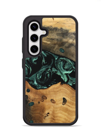 Galaxy S25 Wood Phone Case - Isis (Green, 747433)