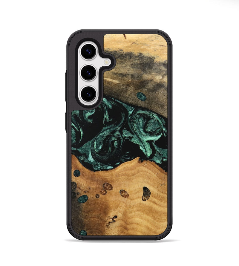 Galaxy S25 Wood Phone Case - Isis (Green, 747433)