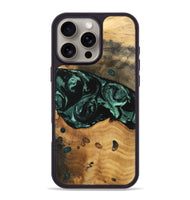 iPhone 16 Pro Max Wood Phone Case - Isis (Green, 747433)