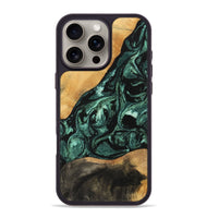 iPhone 16 Pro Max Wood Phone Case - Jessica (Green, 747438)