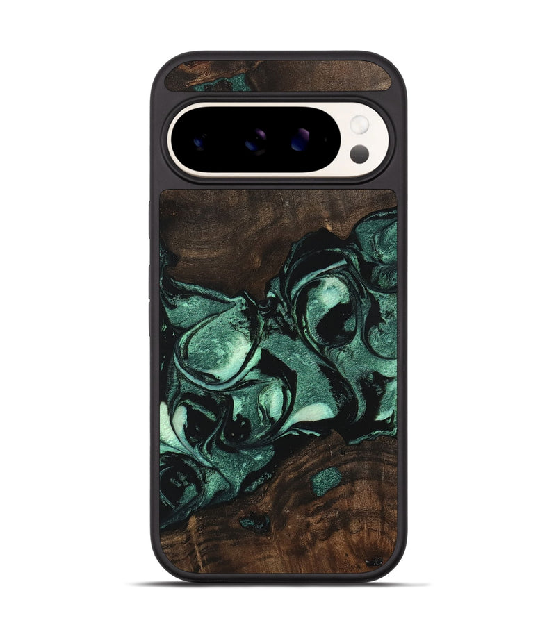 Pixel 9 Pro Wood Phone Case - Ivana (Green, 747443)