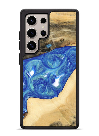 Galaxy S25 Ultra Wood Phone Case - Miles (Blue, 747446)