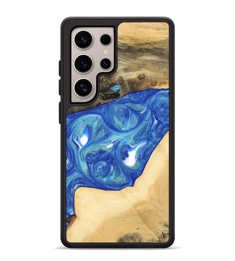 Galaxy S25 Ultra Wood Phone Case - Miles (Blue, 747446)