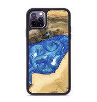 iPhone 11 Pro Max Wood Phone Case - Miles (Blue, 747446)