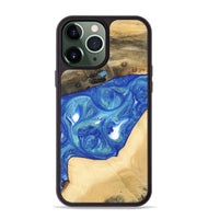 iPhone 13 Pro Max Wood Phone Case - Miles (Blue, 747446)