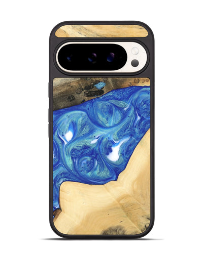 Pixel 9 Pro Wood Phone Case - Miles (Blue, 747446)