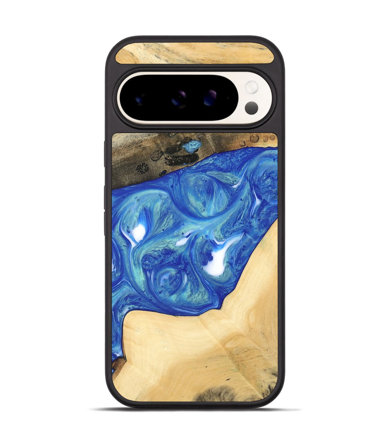 Pixel 9 Pro Wood Phone Case - Miles (Blue, 747446)