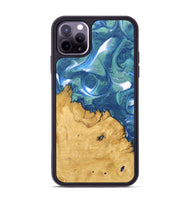 iPhone 11 Pro Max Wood Phone Case - Cristy (Blue, 747450)