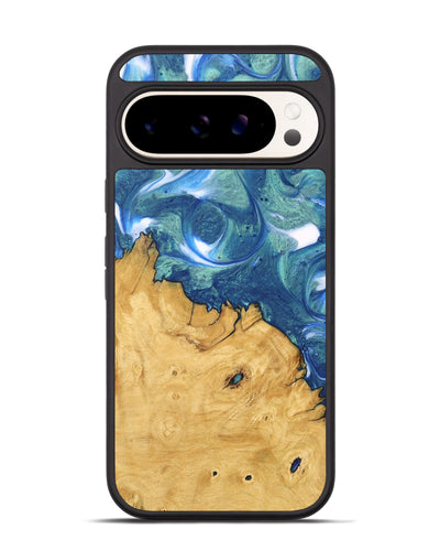 Pixel 9 Pro Wood Phone Case - Cristy (Blue, 747450)