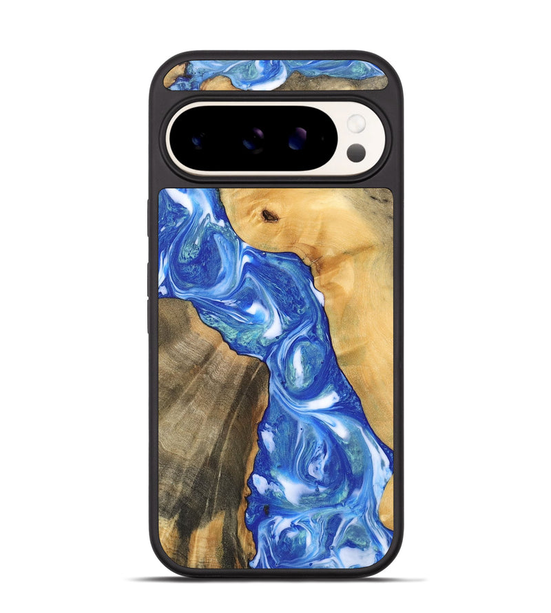 Pixel 9 Pro Wood Phone Case - Gene (Blue, 747458)