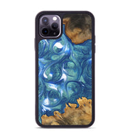 iPhone 11 Pro Max Wood Phone Case - Lum (Blue, 747459)