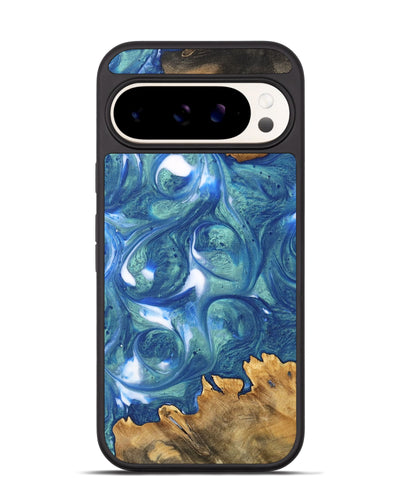 Pixel 9 Pro Wood Phone Case - Lum (Blue, 747459)