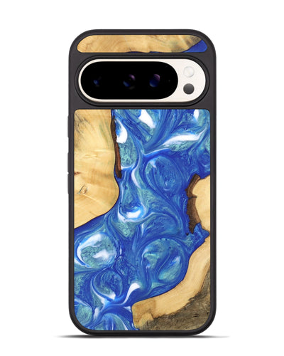 Pixel 9 Pro Wood Phone Case - Stephan (Blue, 747476)