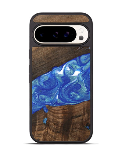 Pixel 9 Pro Wood Phone Case - Daron (Blue, 747478)