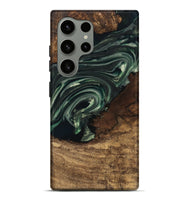 Galaxy S24 Ultra Wood Live Edge Phone Case - Ian (Green, 747484)