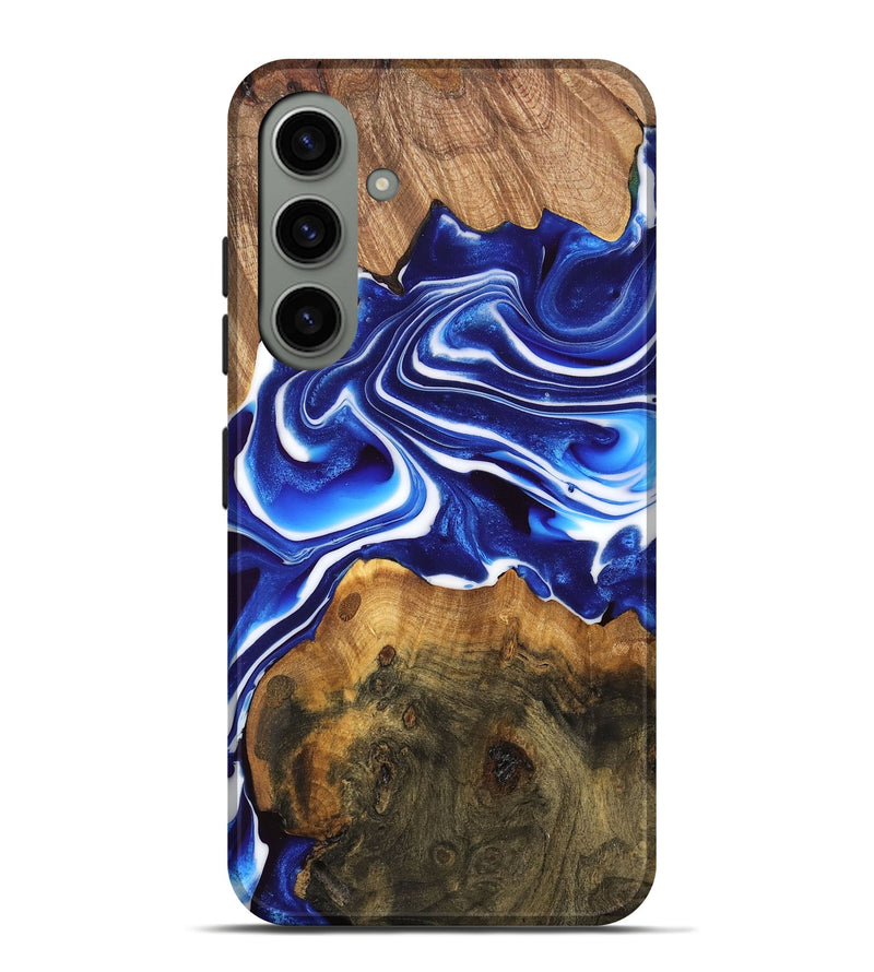 Galaxy S24 Plus Wood Live Edge Phone Case - Felipe (Blue, 747485)