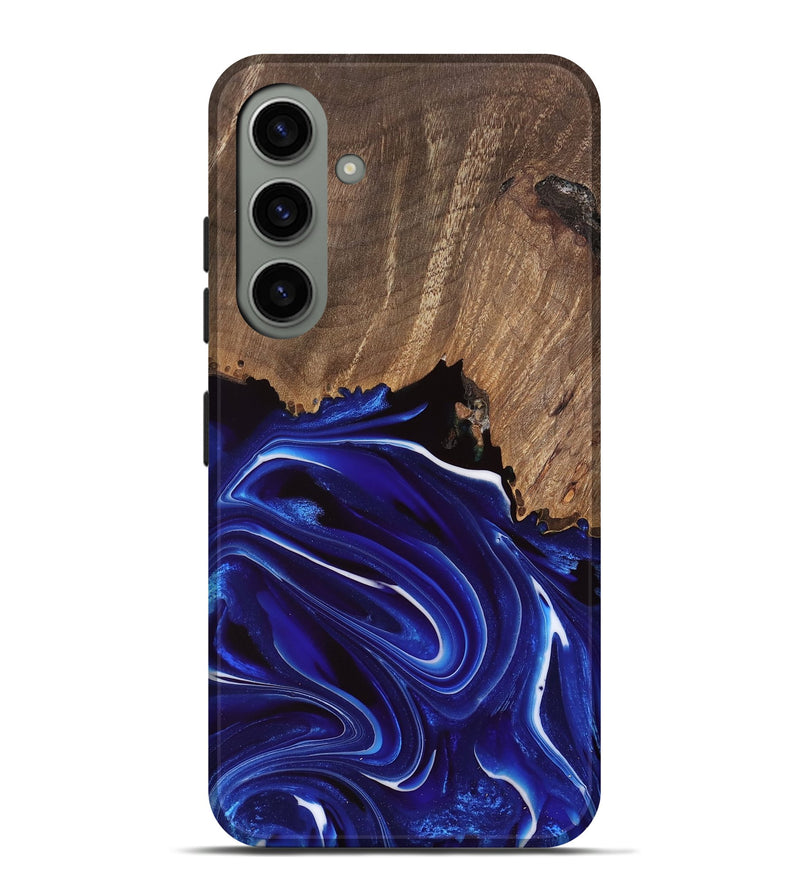 Galaxy S24 Plus Wood Live Edge Phone Case - Maximo (Blue, 747486)