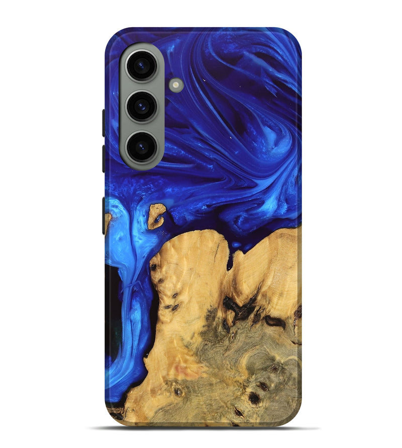 Galaxy S24 Plus Wood Live Edge Phone Case - Lyndon (Blue, 747491)