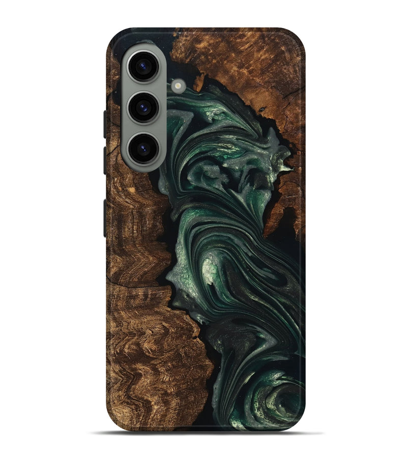 Galaxy S24 Plus Wood Live Edge Phone Case - Ezra (Green, 747497)