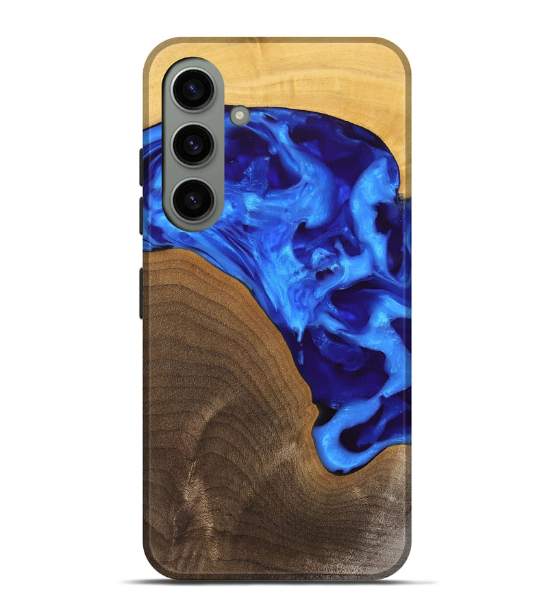 Galaxy S24 Plus Wood Live Edge Phone Case - Jadiel (Blue, 747498)