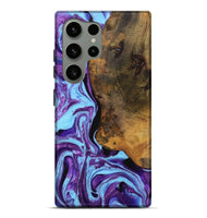 Galaxy S24 Ultra Wood Live Edge Phone Case - Ivette (Purple, 747500)