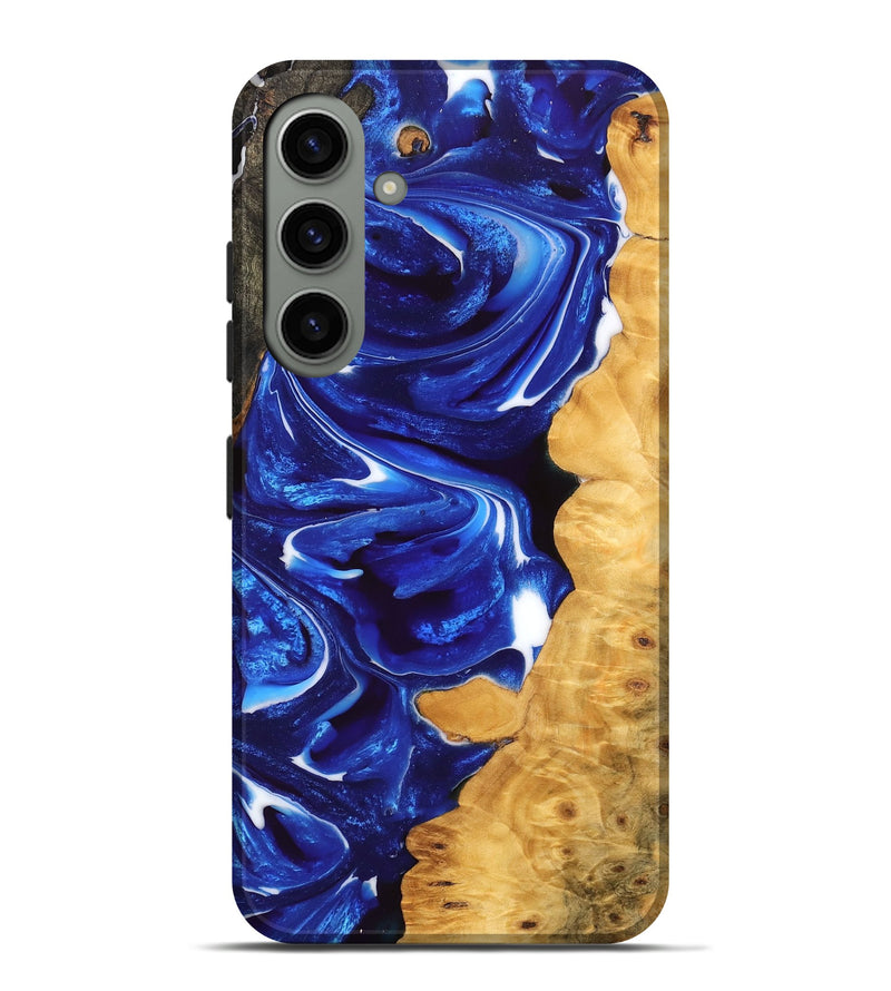 Galaxy S24 Plus Wood Live Edge Phone Case - Marnie (Blue, 747506)