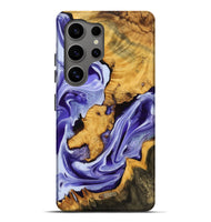 Galaxy S25 Ultra Wood Live Edge Phone Case - Brittni (Purple, 747586)