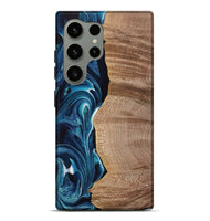 Galaxy S24 Ultra Wood Live Edge Phone Case - Marcelo (Blue, 747590)