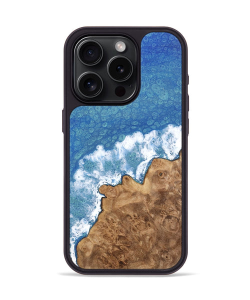 iPhone 15 Pro Wood Phone Case - Ebony (Coastal, 747716)