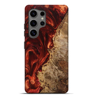 Galaxy S25 Ultra Wood Live Edge Phone Case - Antonia (Red, 747811)