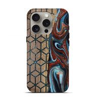 iPhone 16 Pro Wood Live Edge Phone Case - Harmony (Pattern, 747816)