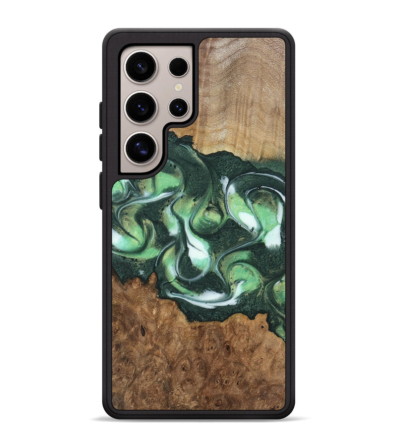 Galaxy S25 Ultra Wood Phone Case - Peggie (Green, 747844)