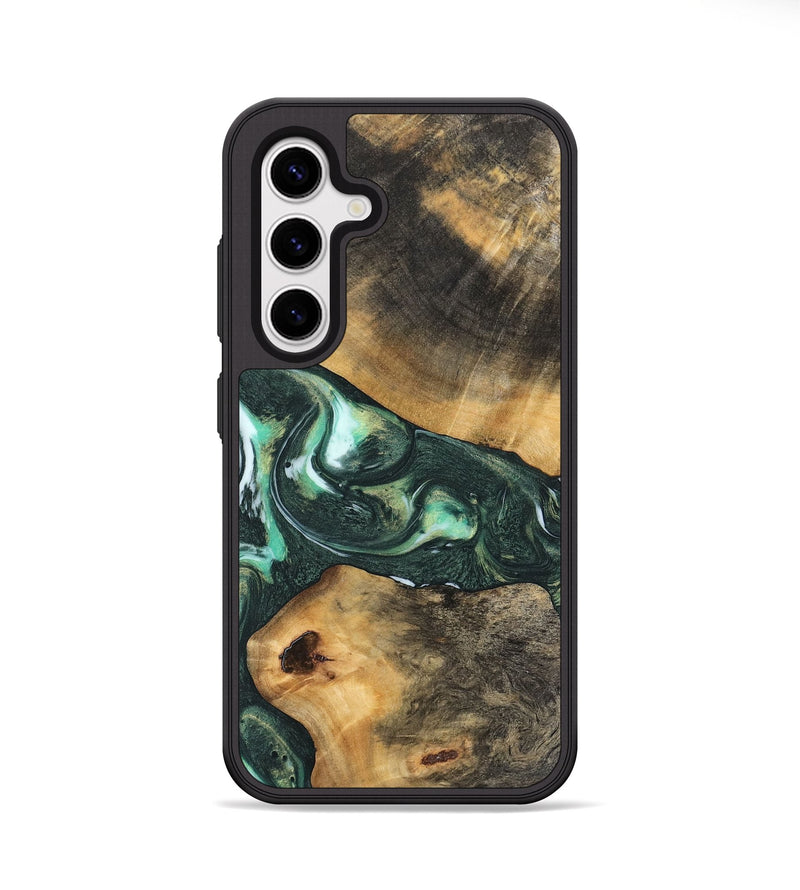 Galaxy S25 Wood Phone Case - Roxanna (Green, 747896)