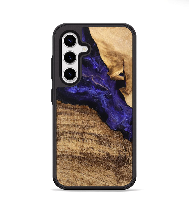 Galaxy S25 Wood Phone Case - Zamir (Purple, 747920)