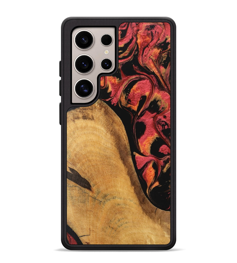 Galaxy S25 Ultra Wood Phone Case - Rickie (Red, 747983)