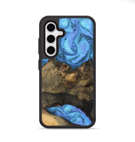 Galaxy S25 Wood Phone Case - Zeke (Blue, 748083)