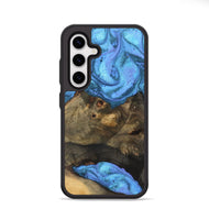 Galaxy S25 Plus Wood Phone Case - Zeke (Blue, 748083)