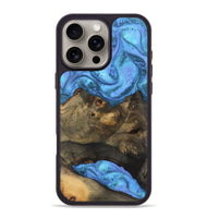 iPhone 16 Pro Max Wood Phone Case - Zeke (Blue, 748083)