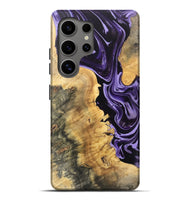 Galaxy S25 Ultra Wood Live Edge Phone Case - Rogelio (Purple, 748116)