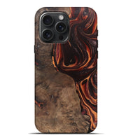 iPhone 16 Pro Max Wood Live Edge Phone Case - Maye (Red, 748122)