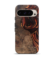 Pixel 9 Wood Live Edge Phone Case - Maye (Red, 748122)