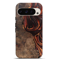 Pixel 9 Pro XL Wood Live Edge Phone Case - Maye (Red, 748122)