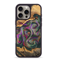 iPhone 16 Pro Max Wood Phone Case - Patty (Green, 748292)